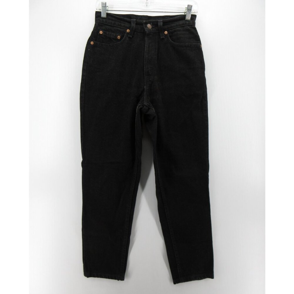 VINTAGE Levis 521 Jeans 8 Petites Mom Tapered Leg Red Tab Logo 90s